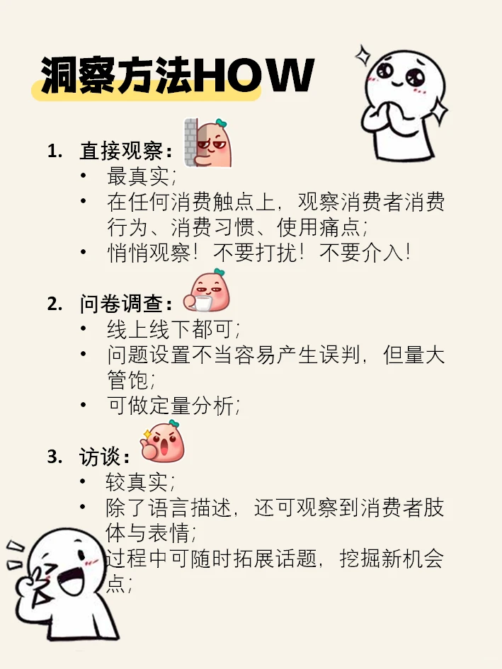 消费者洞察用户调研提纲步骤速成