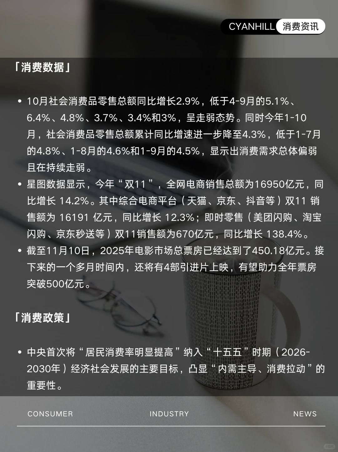 ?消费周报（11.10-11.17）
