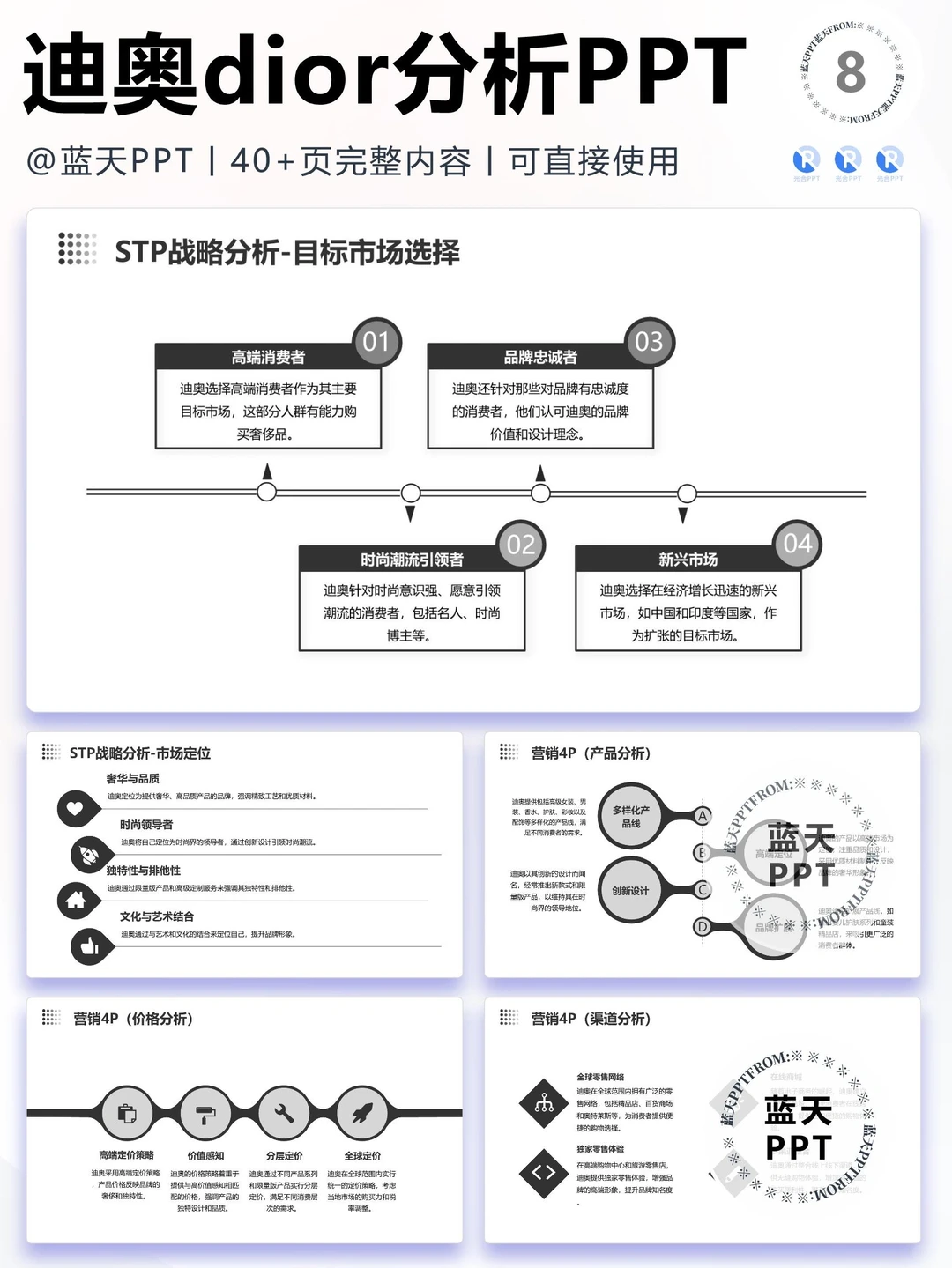 【029】迪奥 战略分析营销策略 SWOT PPT