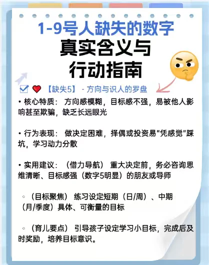 1-9号人缺失的数字,真实含义与行动指南
