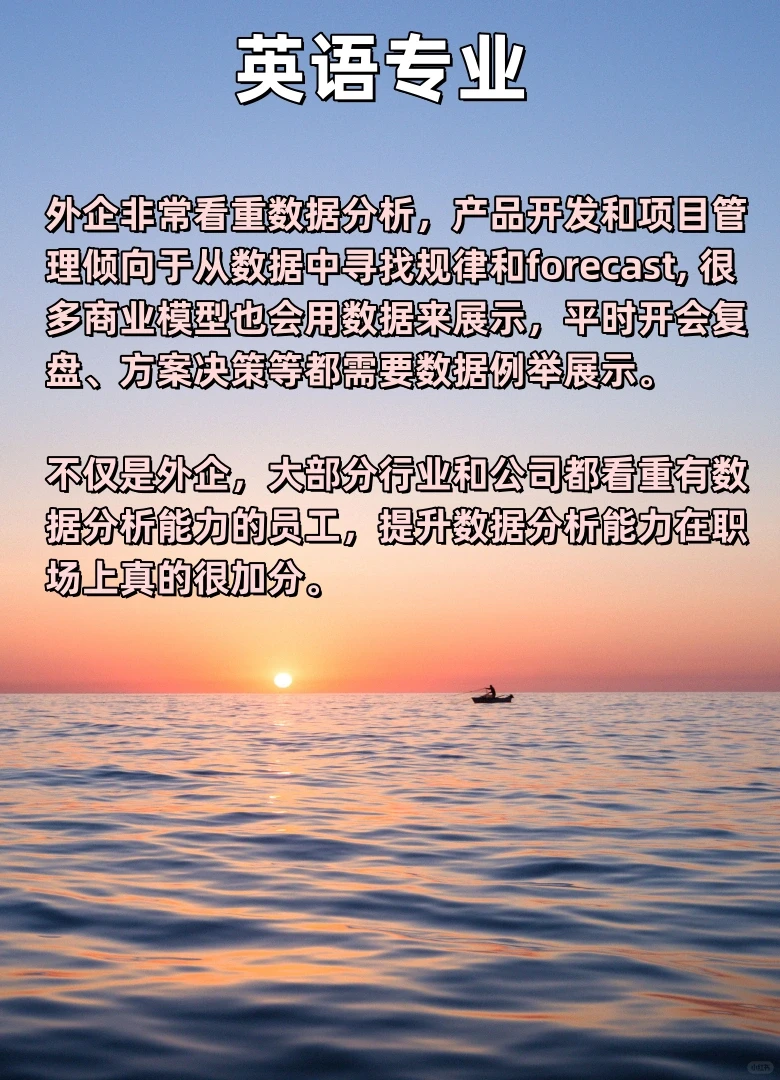 各个行业对于数据分析的情况