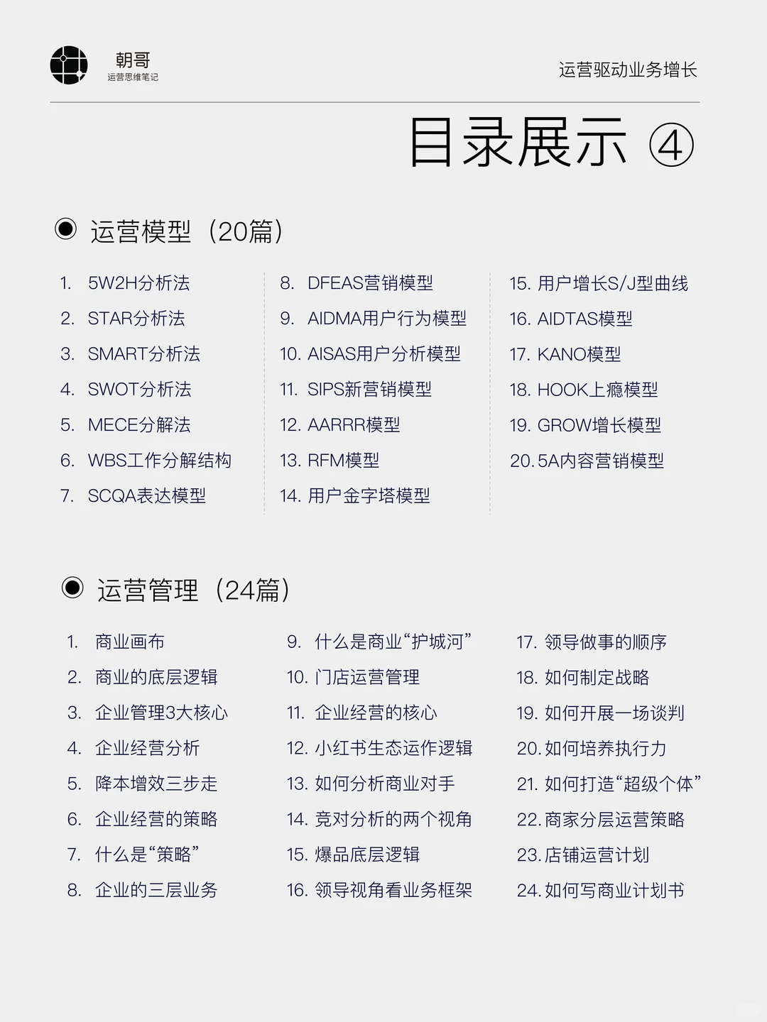 经营分析丨老板都要关注些啥?