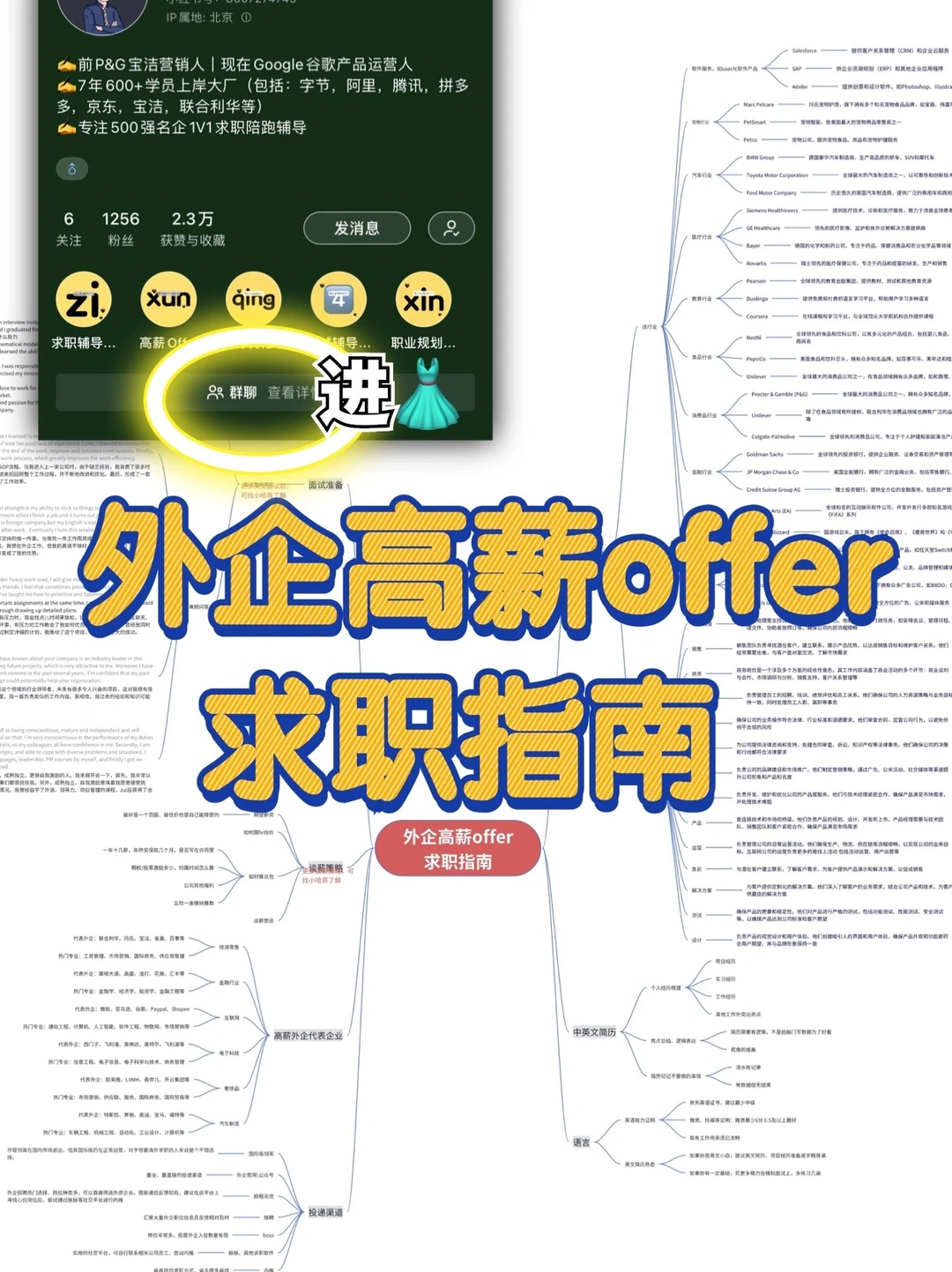 外企快消行业求职思路