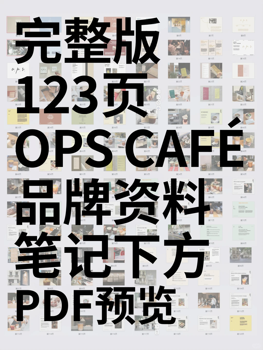 O.P.S.咖啡品牌档案