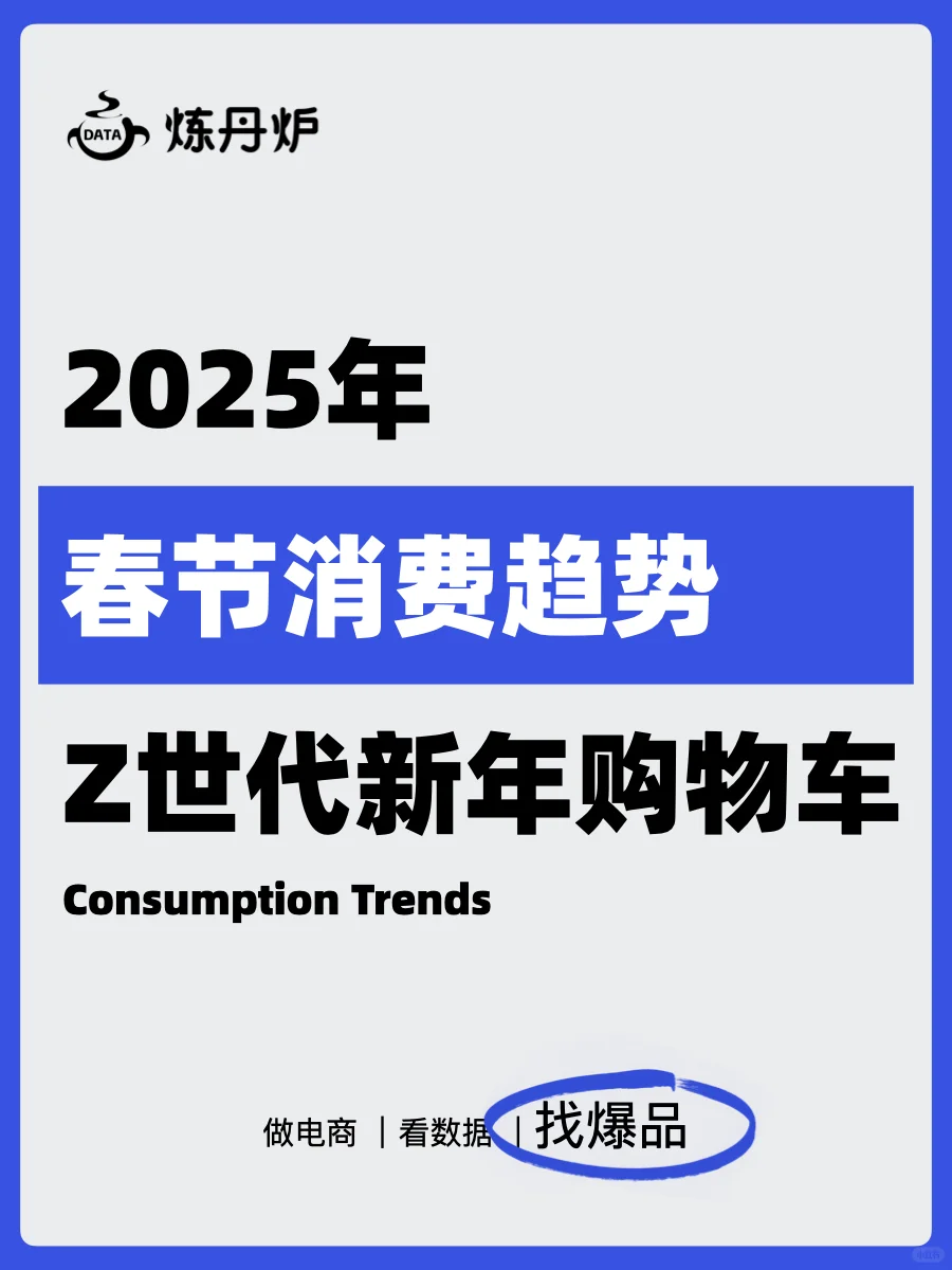 2025春节消费趋势｜Z世代新年购物车图鉴