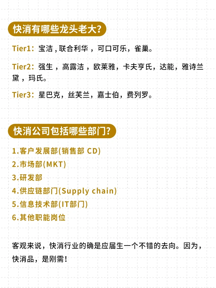 ?快消行业研究