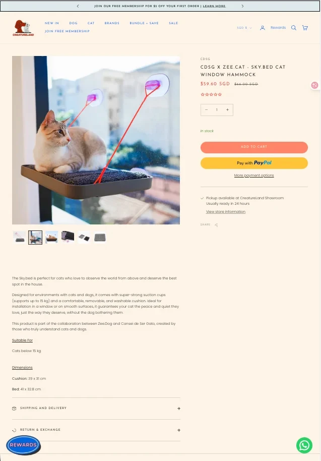 ?高端宠物用品出海新加坡!年营收破千万!