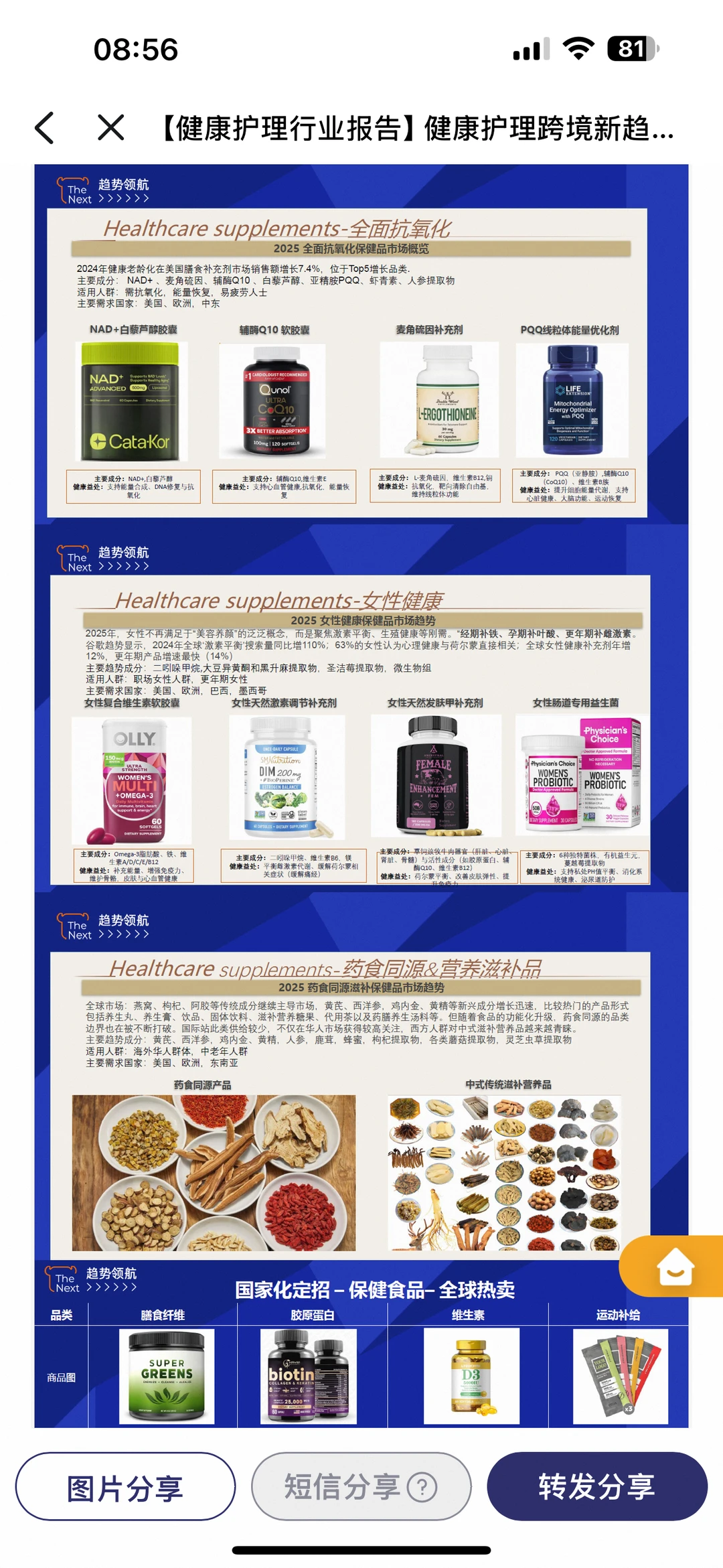 健康护理食品出口，跨境新趋势！