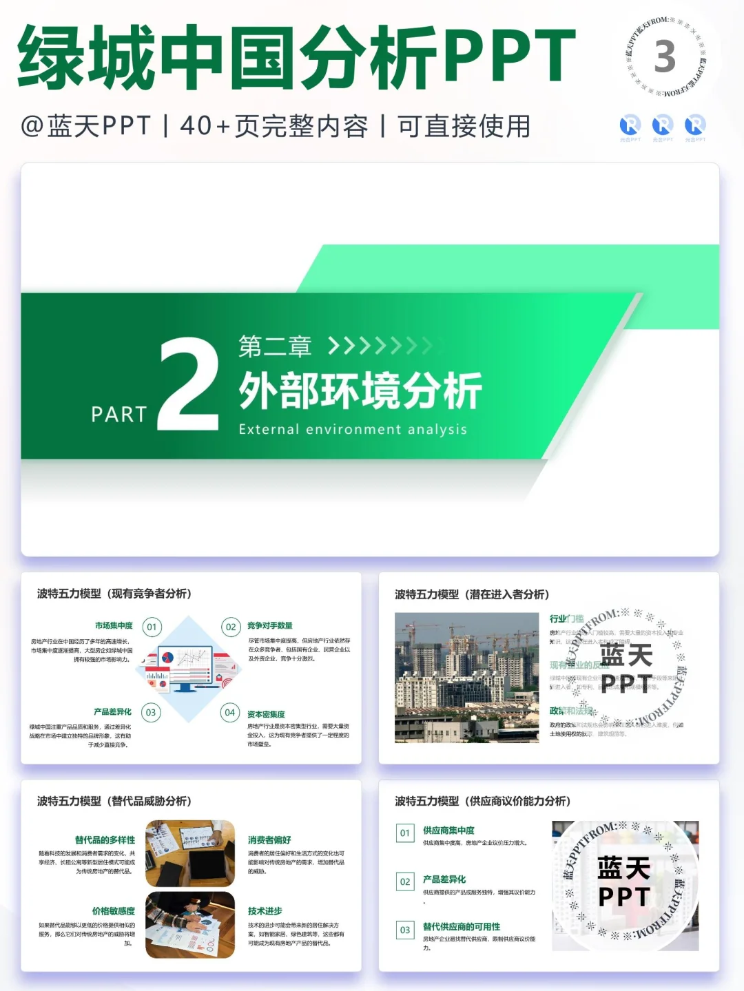 【049】绿城中国战略分析营销策略 SWOT PPT