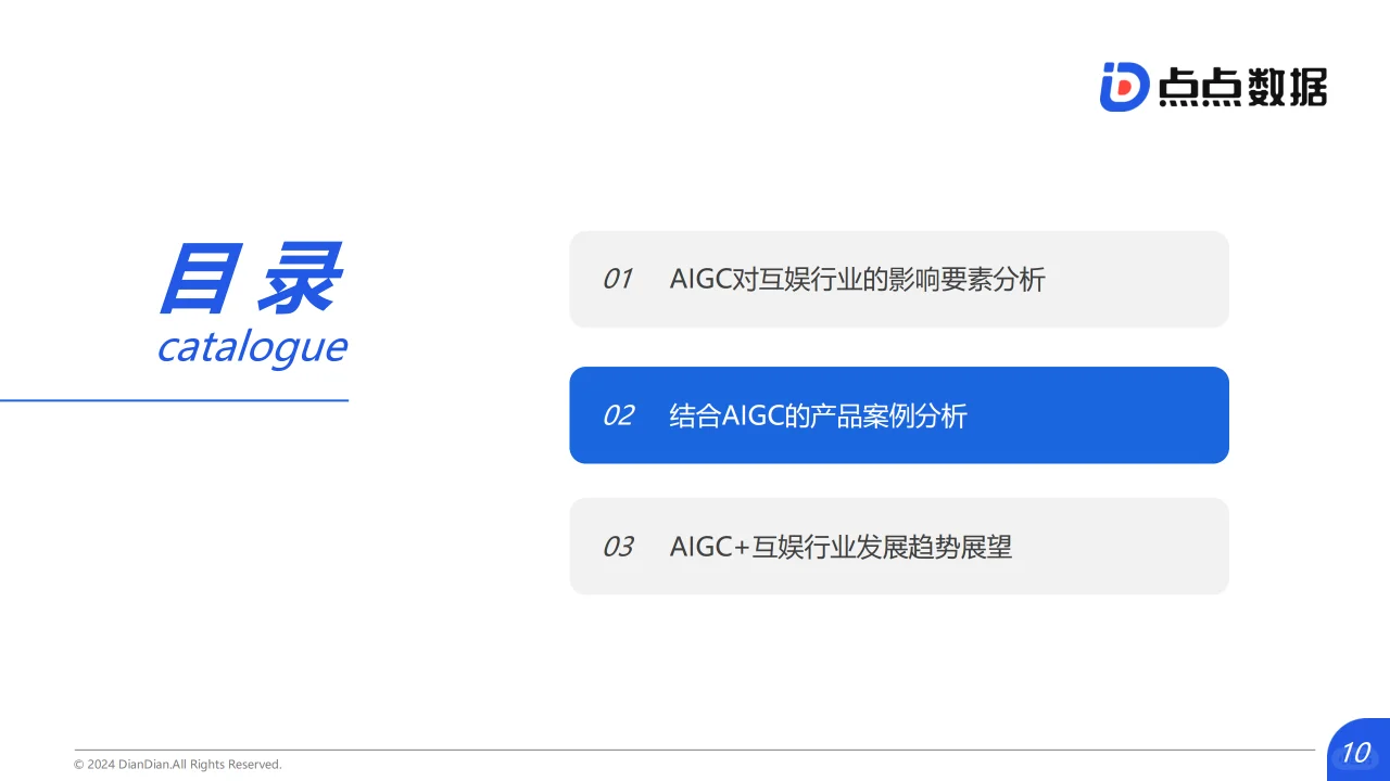 2024年AIGC对互动娱乐行业影响趋势洞察报告