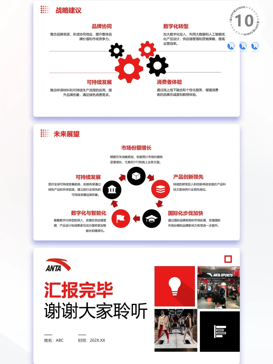 【209】安踏-品牌简介市场营销策略PPT