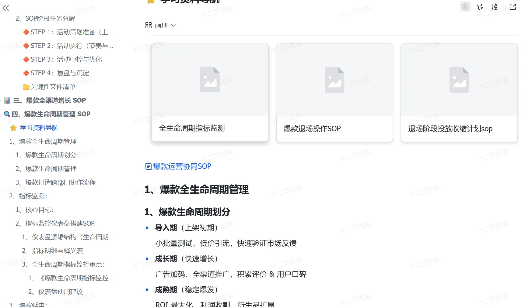 ? 爆款生命周期管理SOP全解析