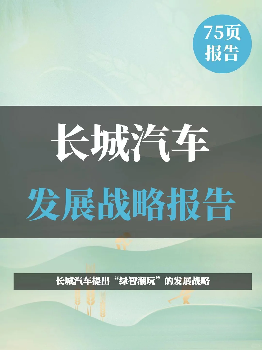 长城汽车发展战略研究报告