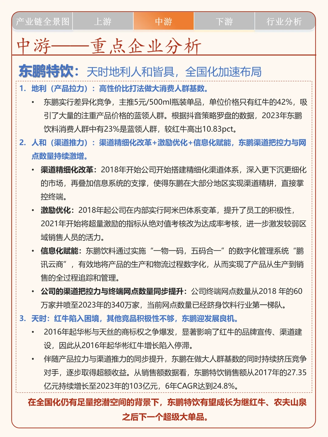 一天了解一条产业链:No.13 软饮料产业