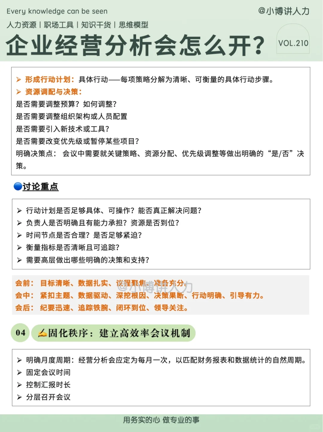 企业经营分析会开好了‼️搞定90%管理问题