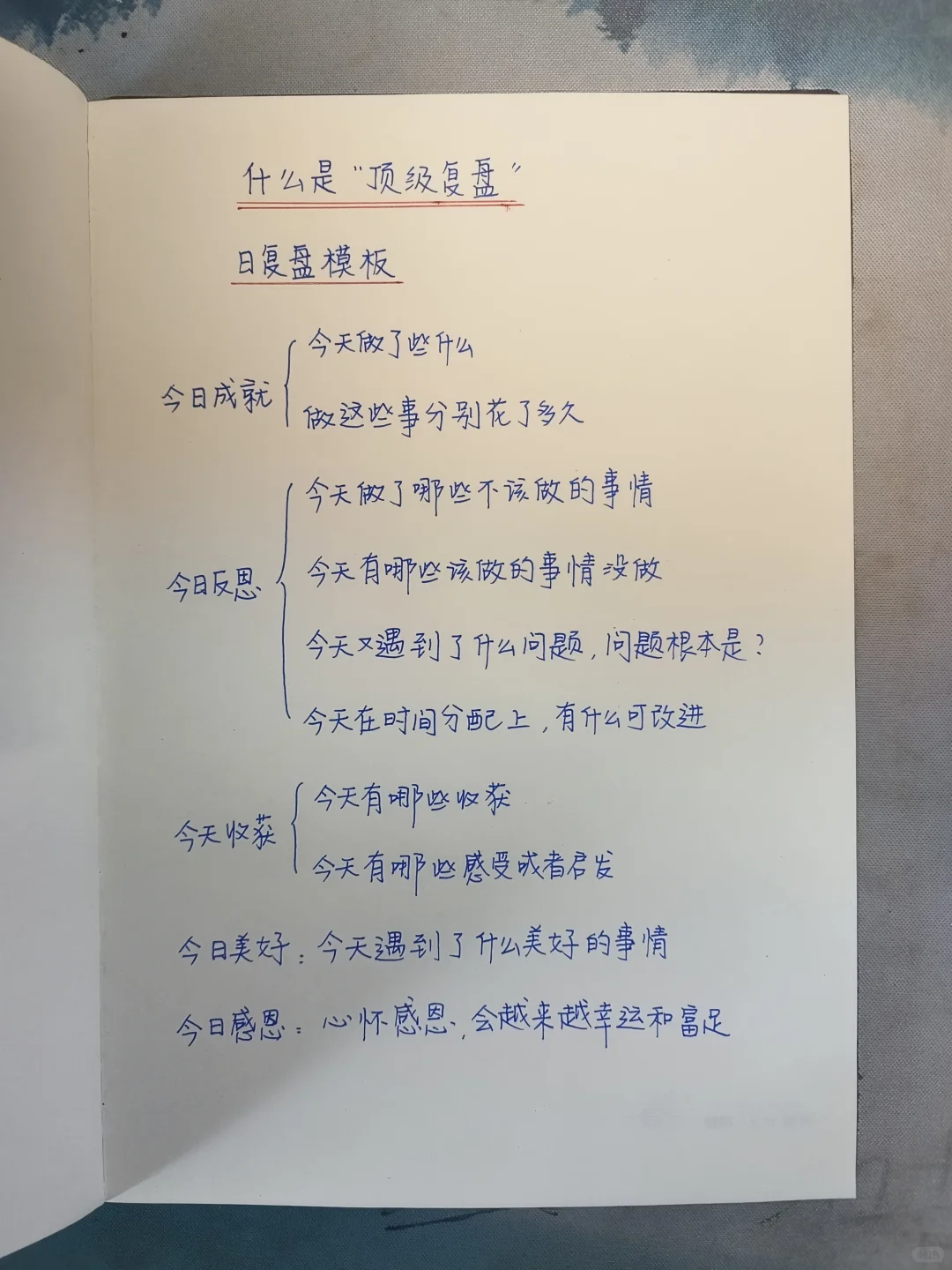 什么是“顶级复盘”