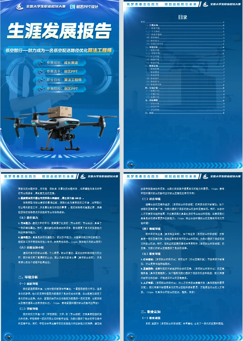 科技风生涯发展报告 评委眼前一亮