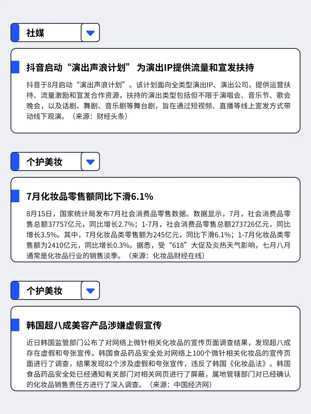 8.12-8.18丨本周快消品行业分析左滑速看