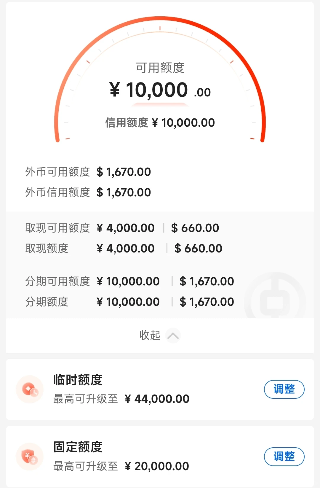 中国银行?额度?从未涨过的原因是什么