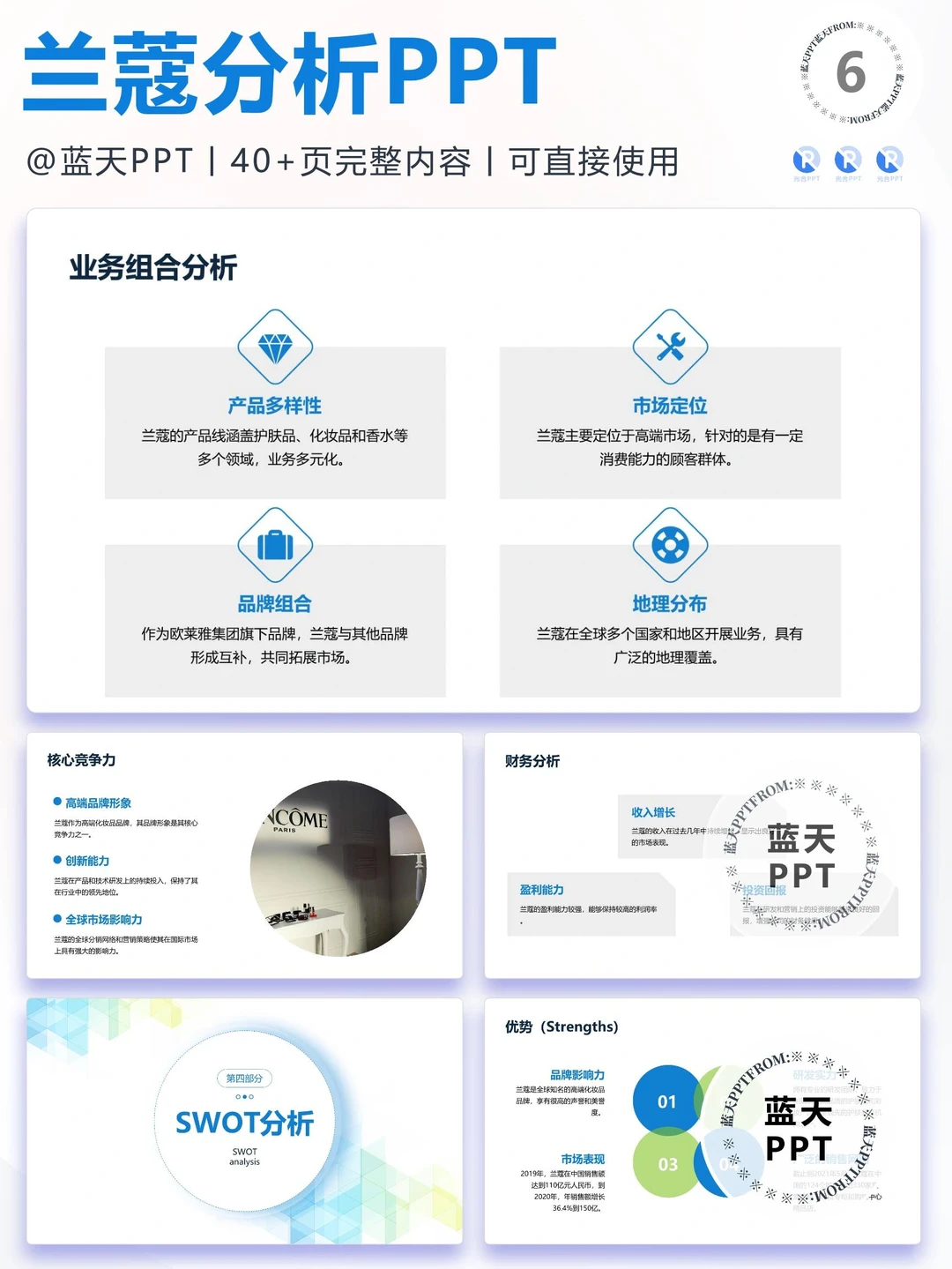 【047】兰蔻战略分析营销策略 SWOT PPT