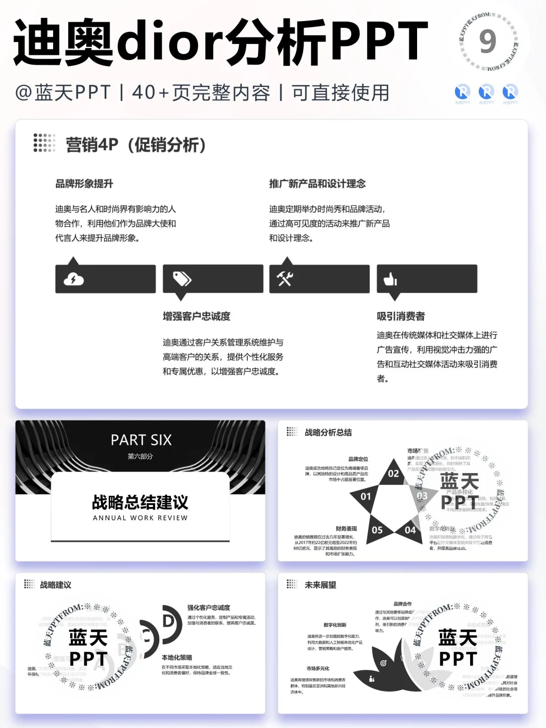 【029】迪奥 战略分析营销策略 SWOT PPT