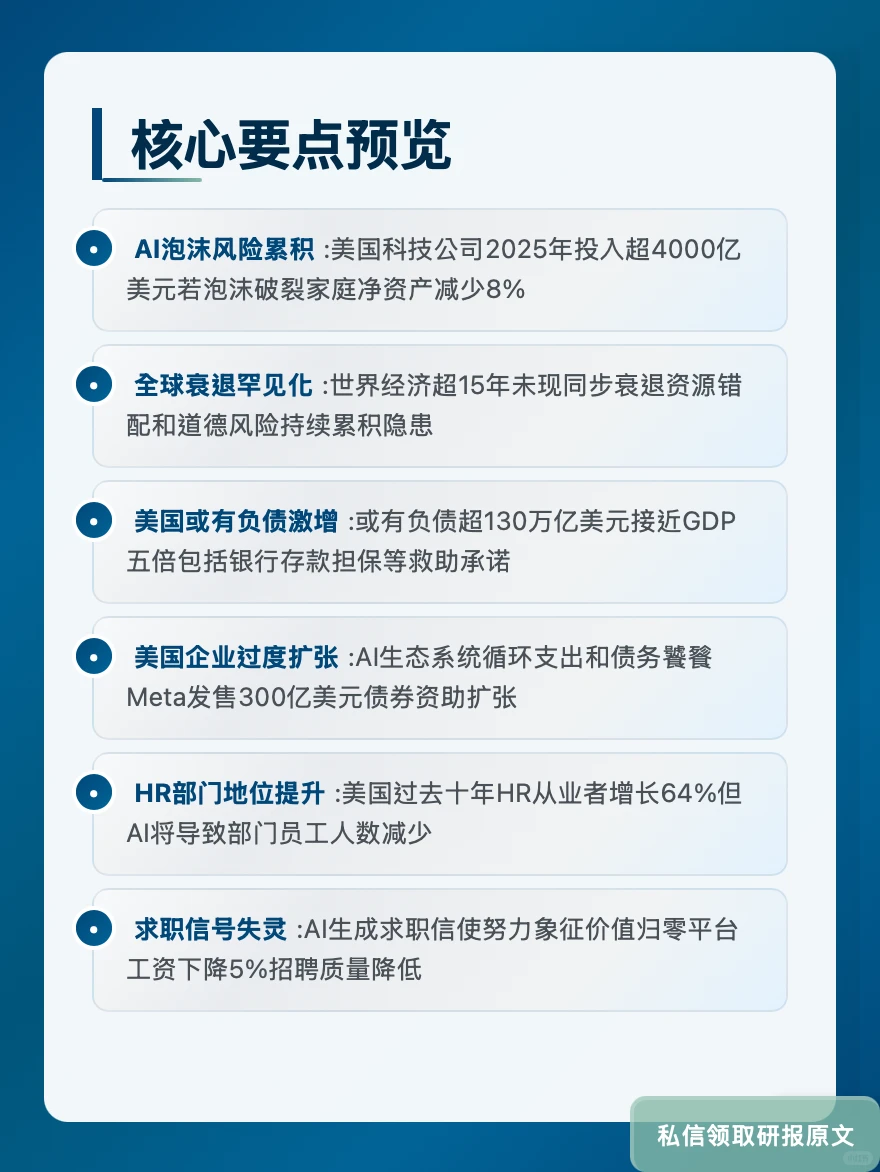 经济学人11月15-21日:AI砸4000亿泡沫警报