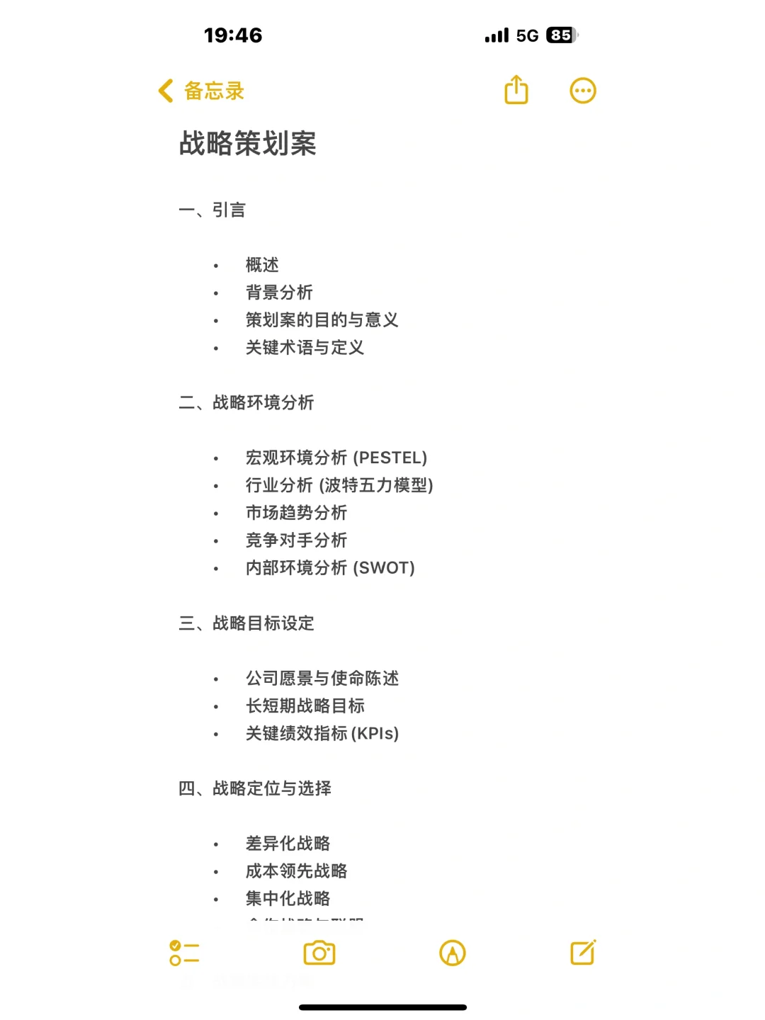 文案|战略策划案
