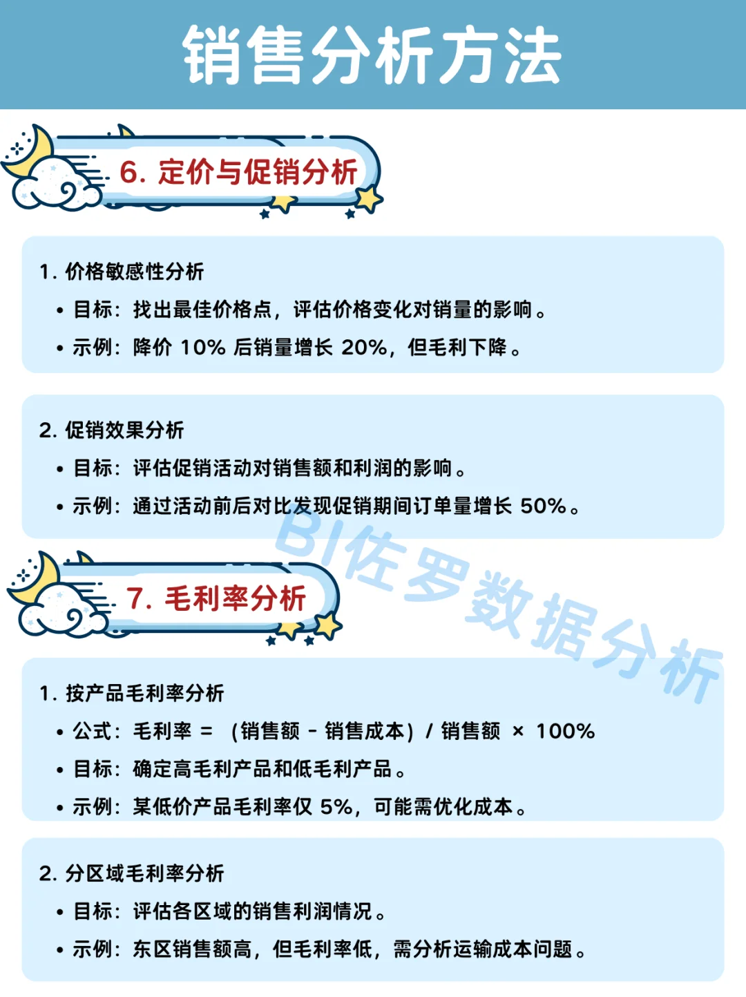 七种常见销售分析方法,实用又有逻辑