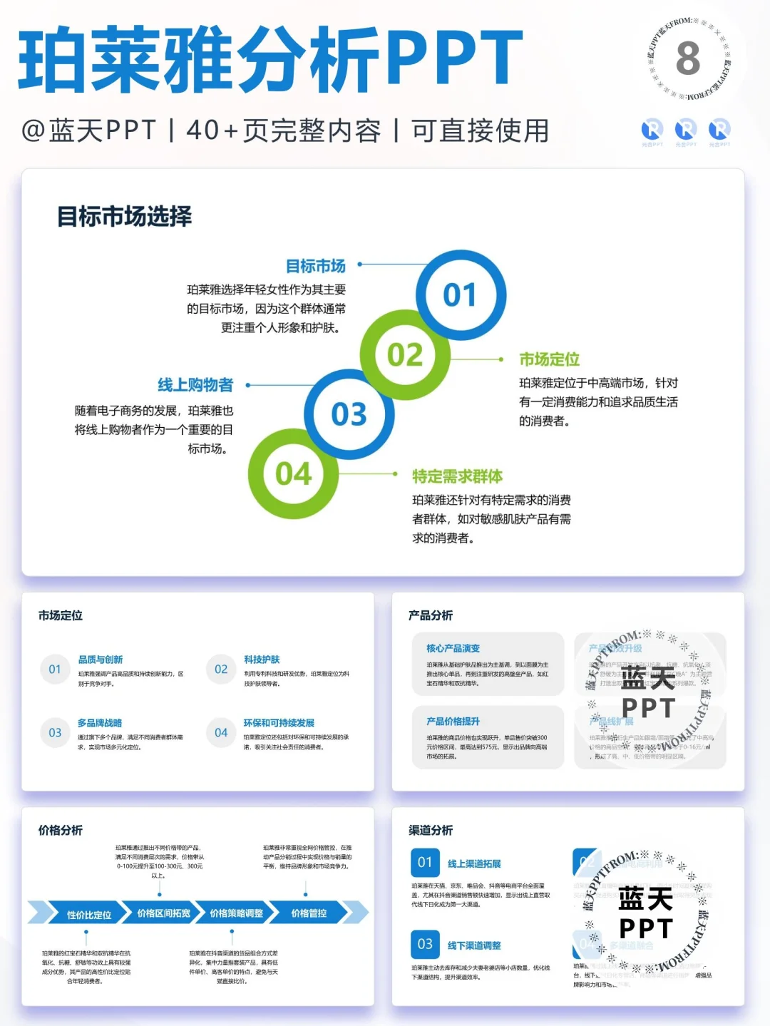 【109】珀莱雅战略分析营销策略 SWOT PPT