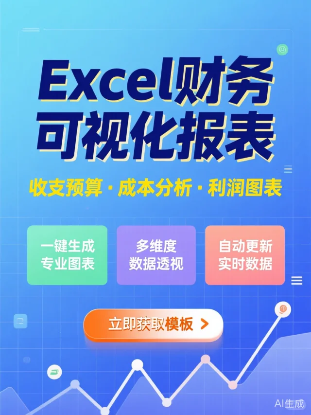 财务数据分析报表·预算收支图表干货