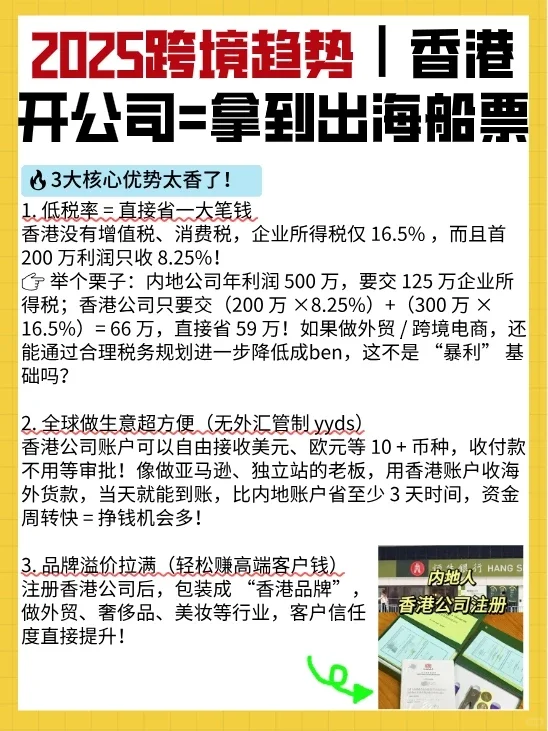 2025跨境趋势|香港开公司=拿到出海船票
