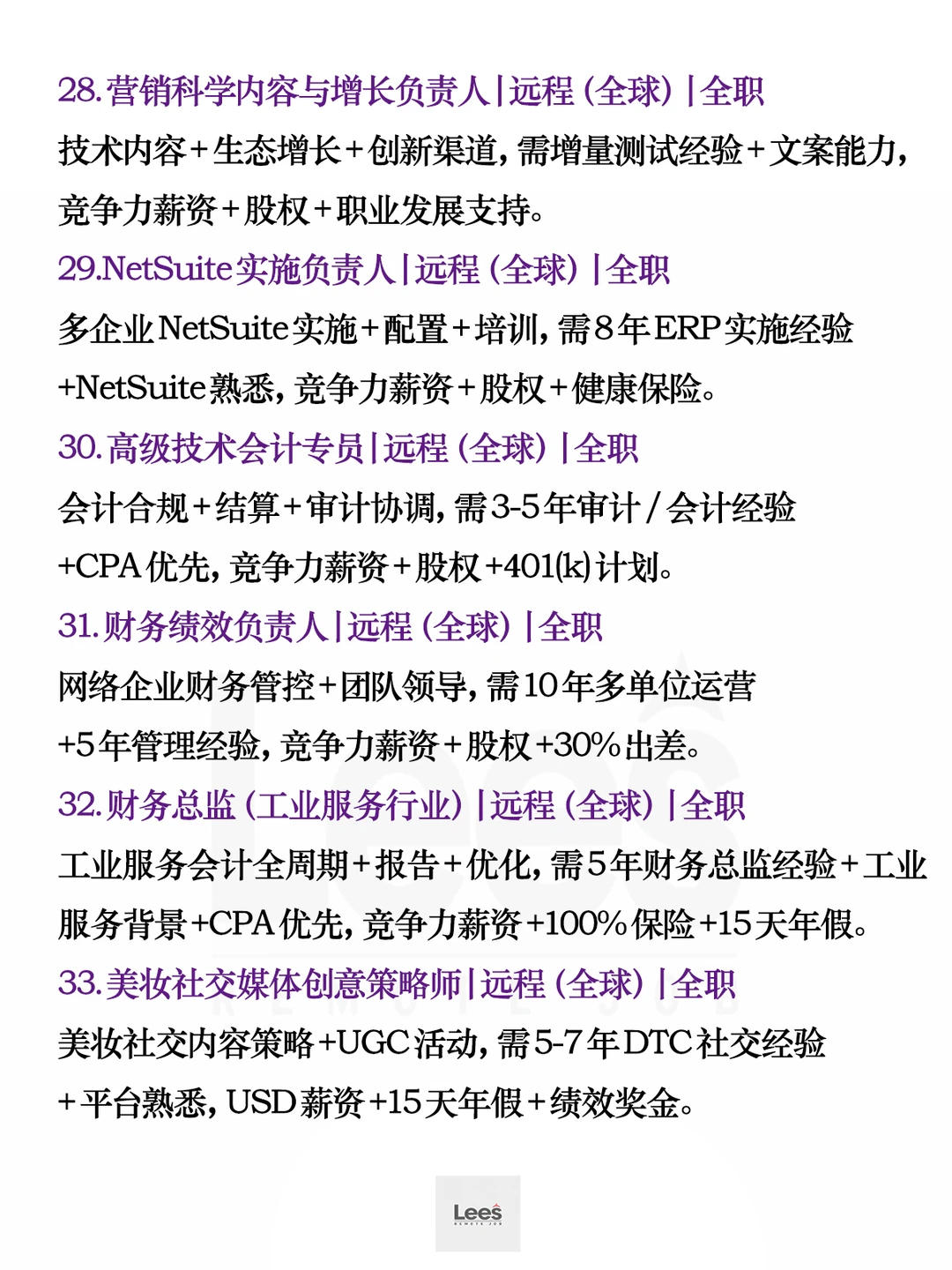 海外高薪远程岗:42个丨全职/兼职/项目制
