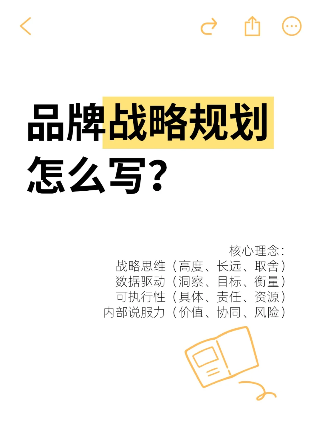 品牌发展战略规划这么写？框架收好！