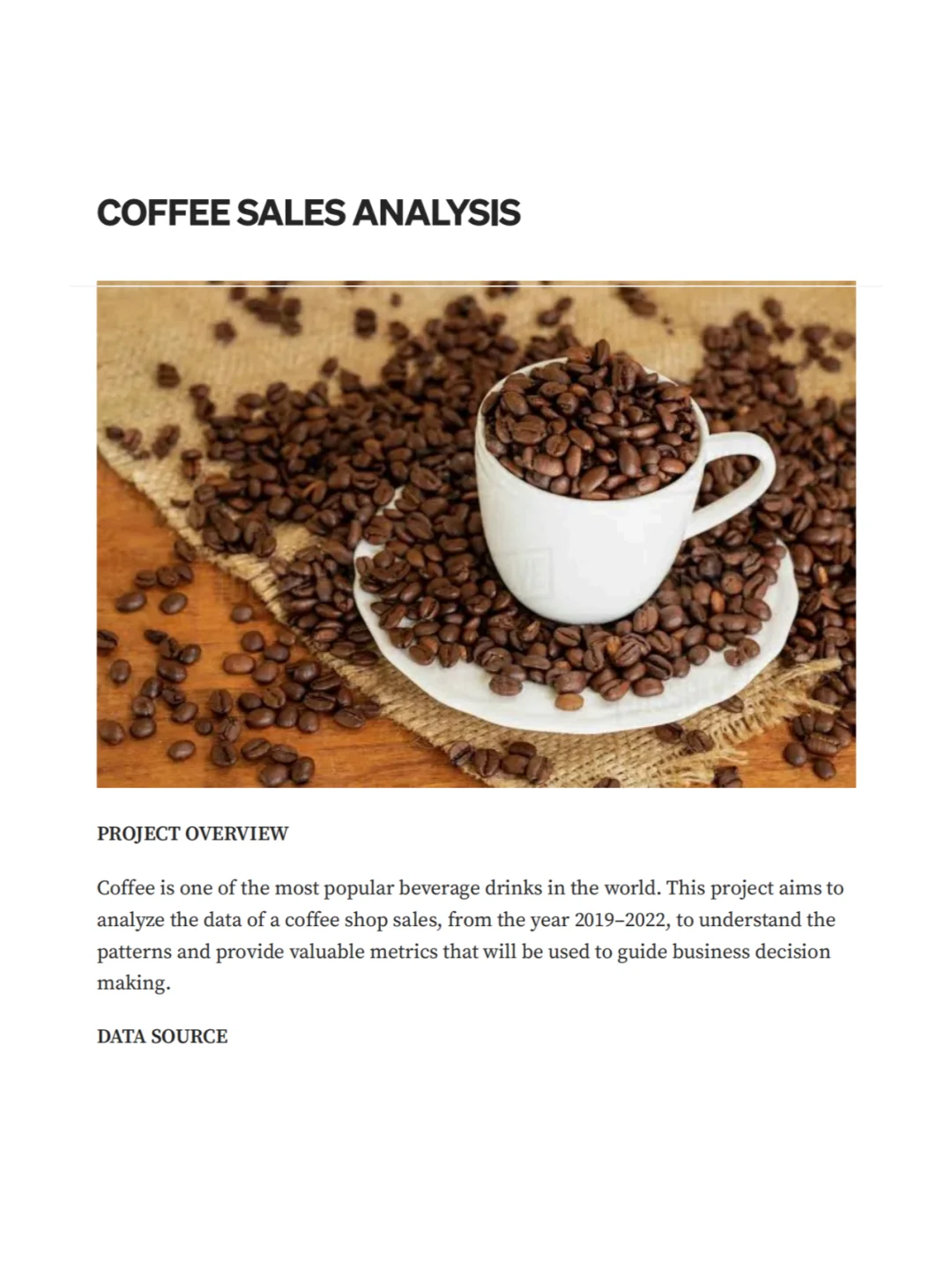 下半年最值得一刷的Sales数据分析项目☕️