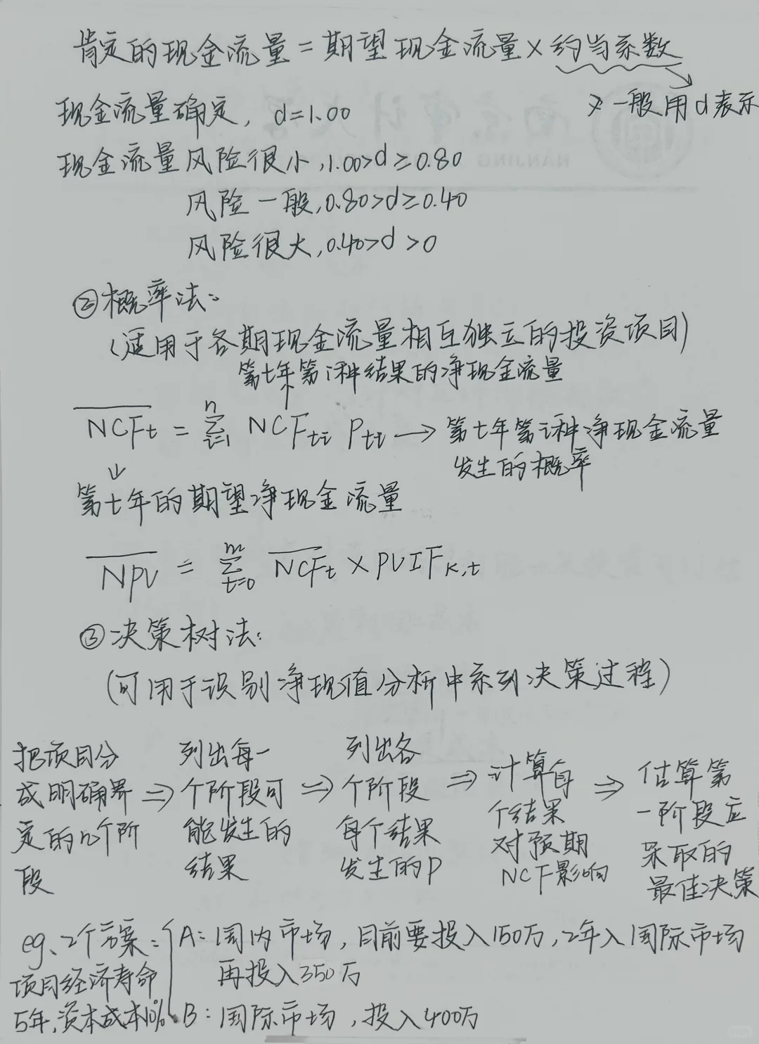 财务管理（九）投资决策实务