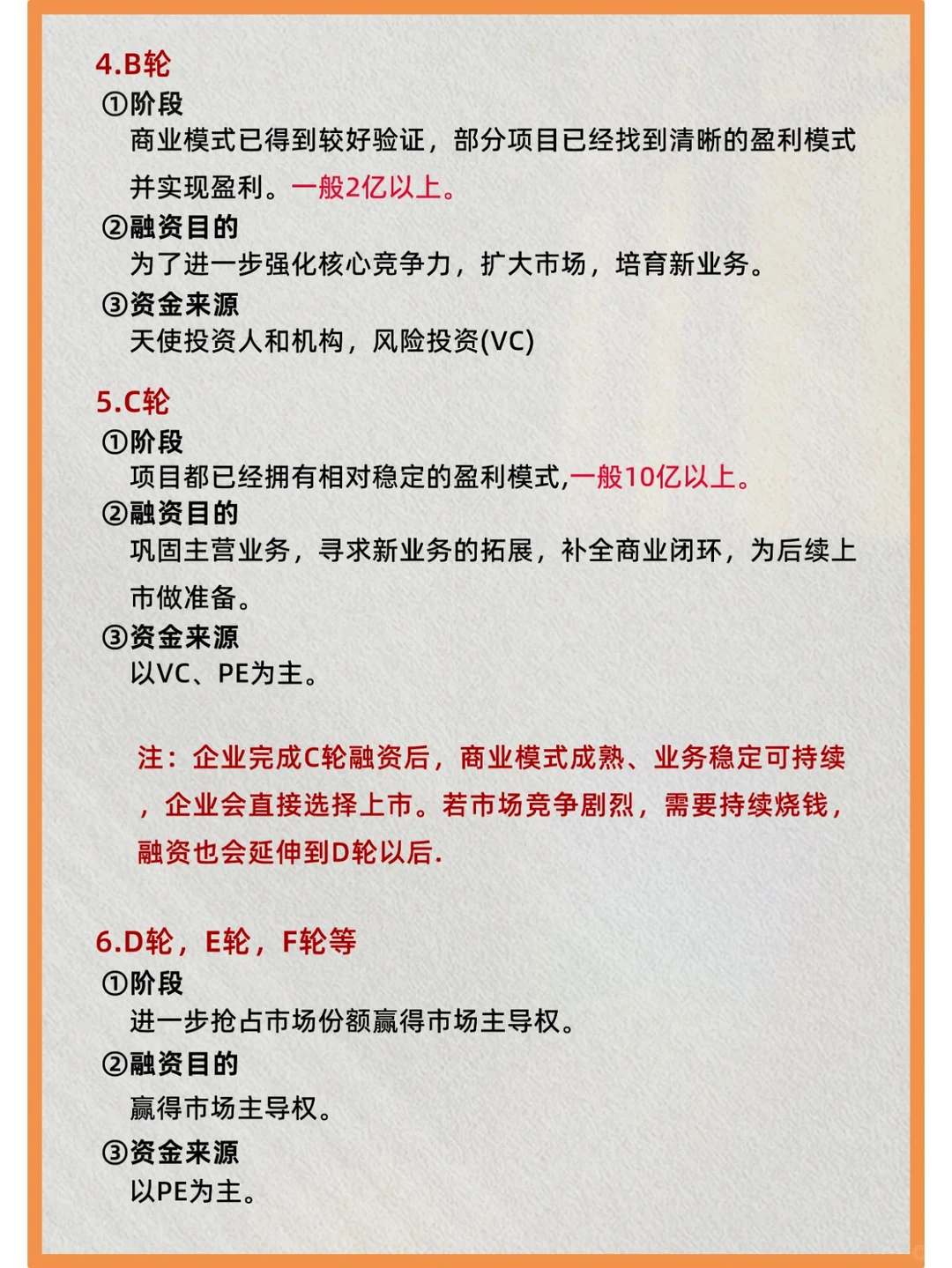 每天一个融资小知识