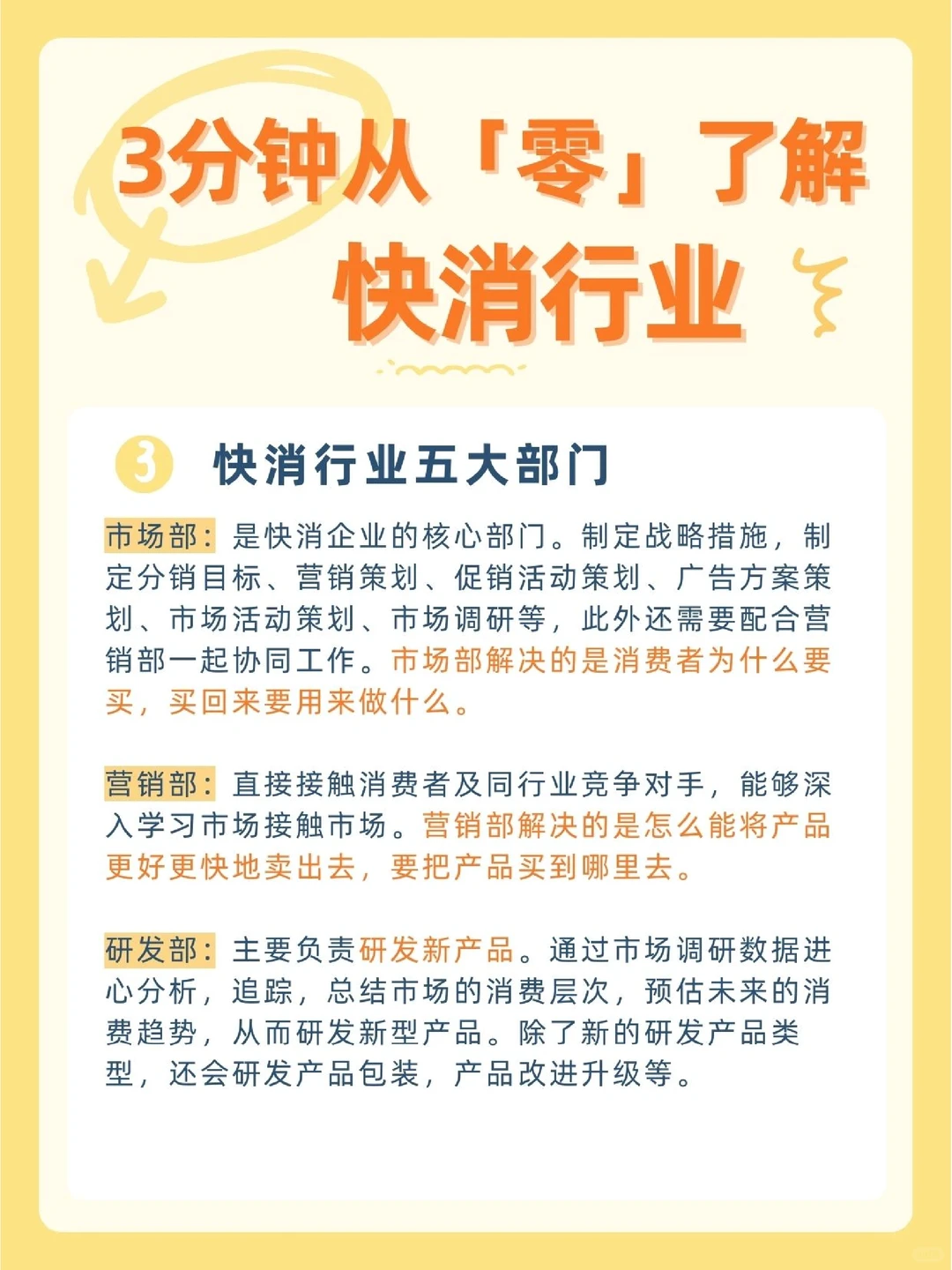 快消求职｜带你3分钟从零了解快消行业?