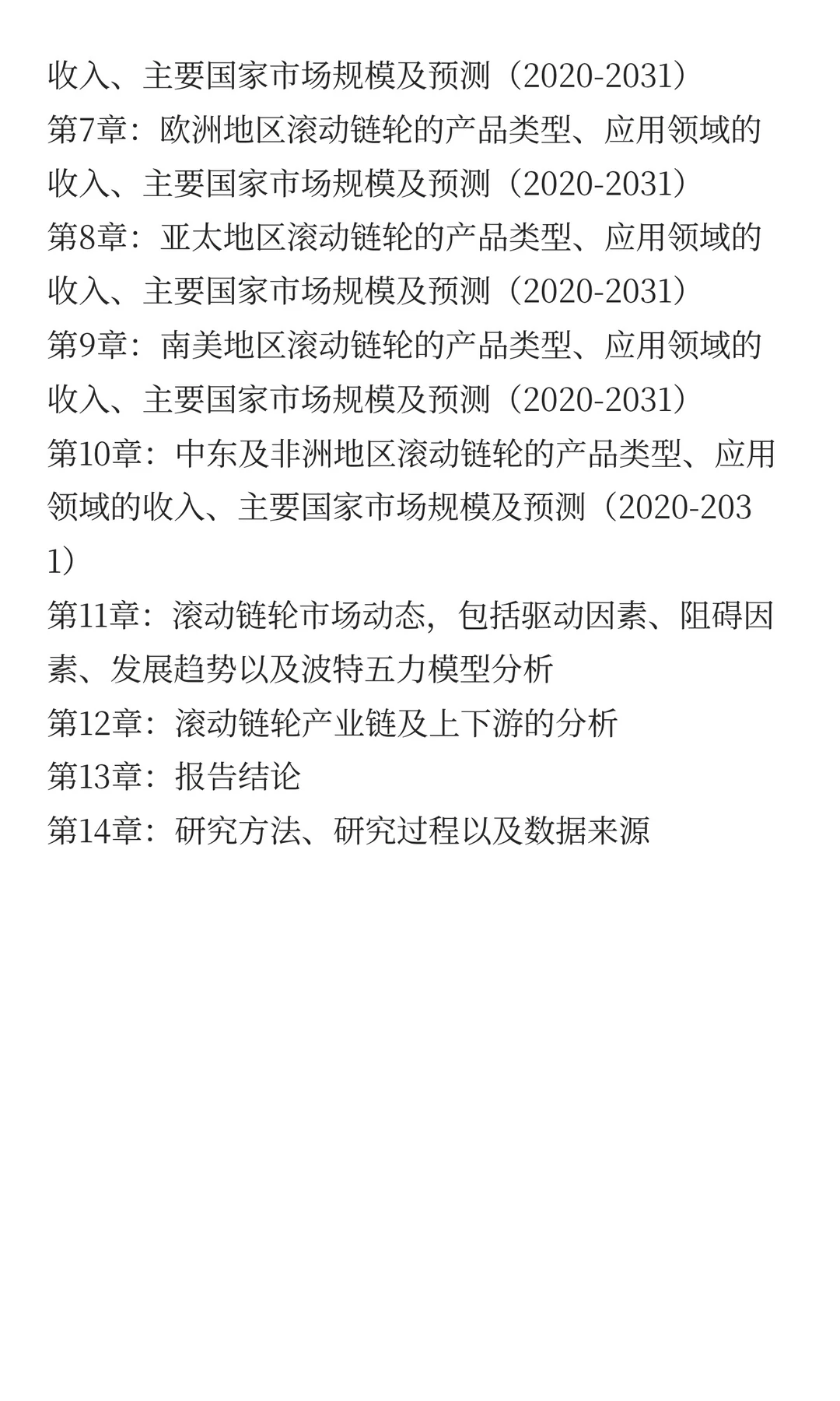 全球滚动链轮行业增长趋势：从297百万美元