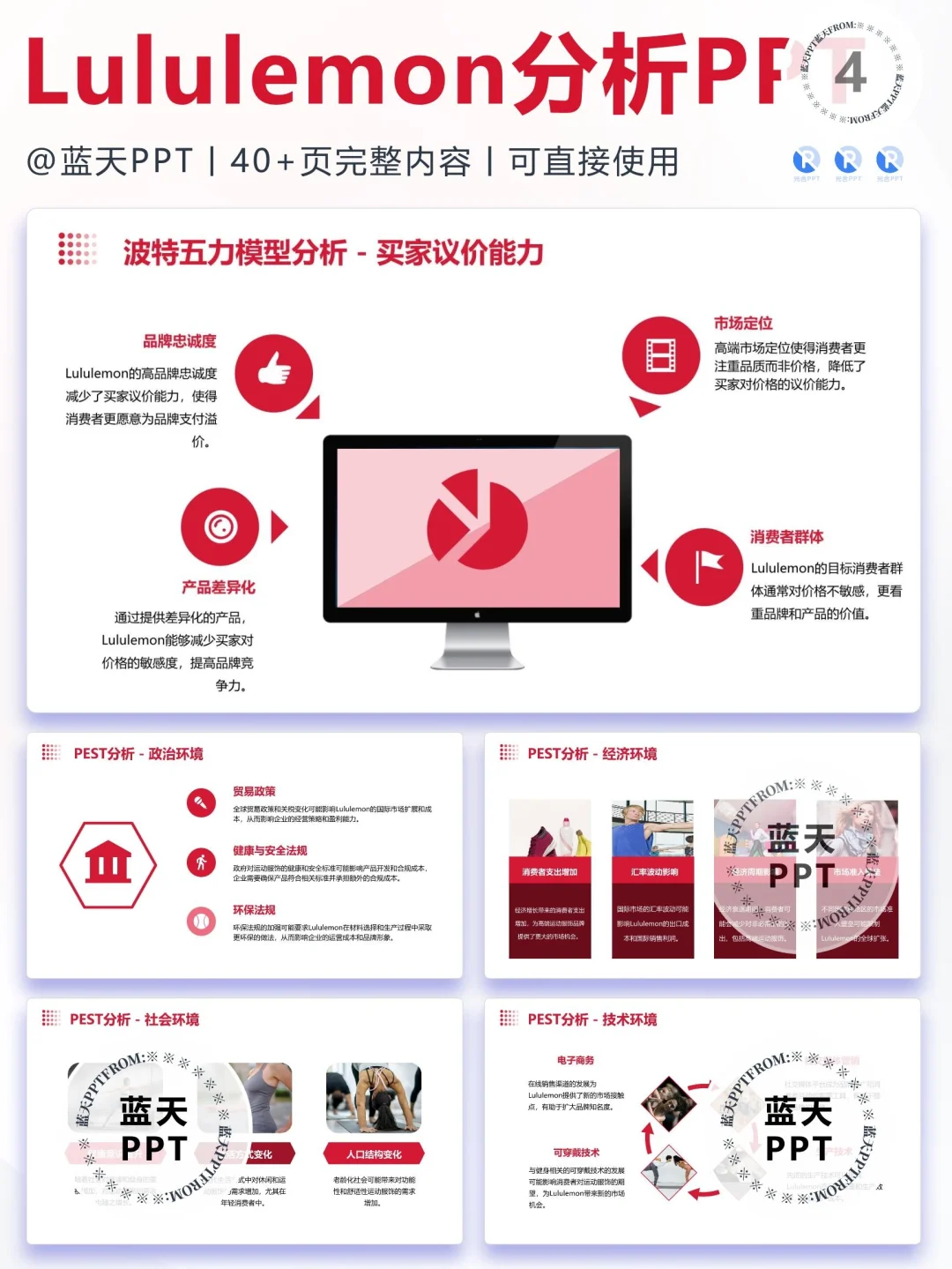 【104】lululemon战略分析营销策略SWOT PPT