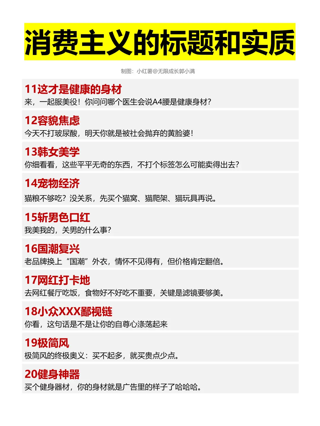 消费主义的标题和实质