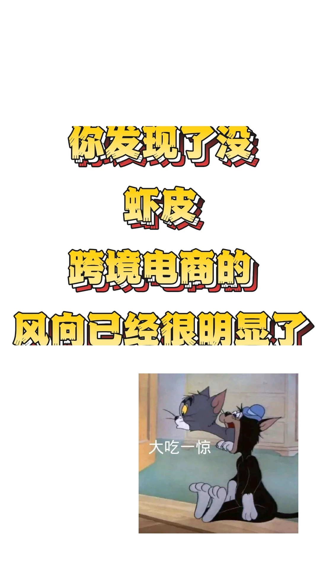 虾皮跨境电商的风向已经很明显了！！
