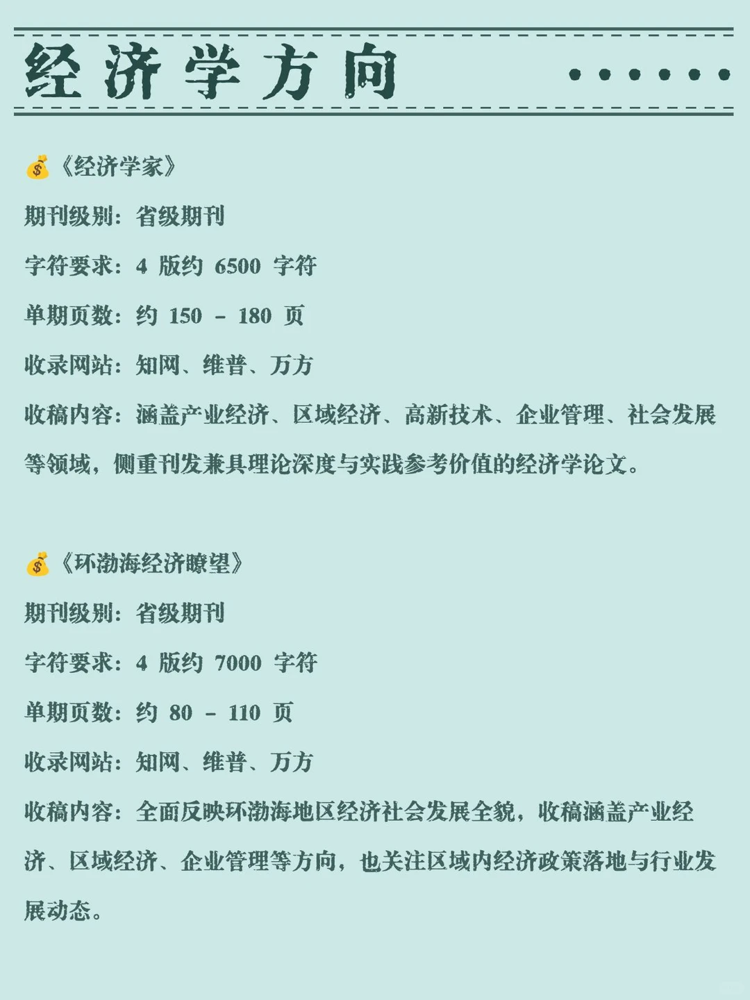 经济学的家人们千万不要错过这些啊!!
