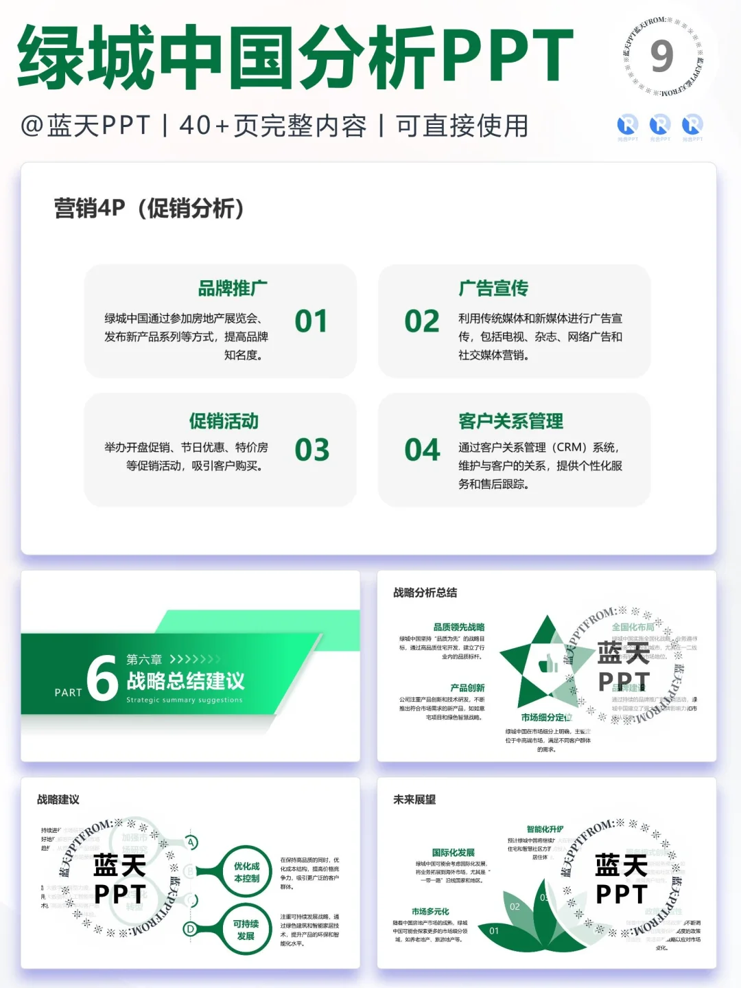 【049】绿城中国战略分析营销策略 SWOT PPT