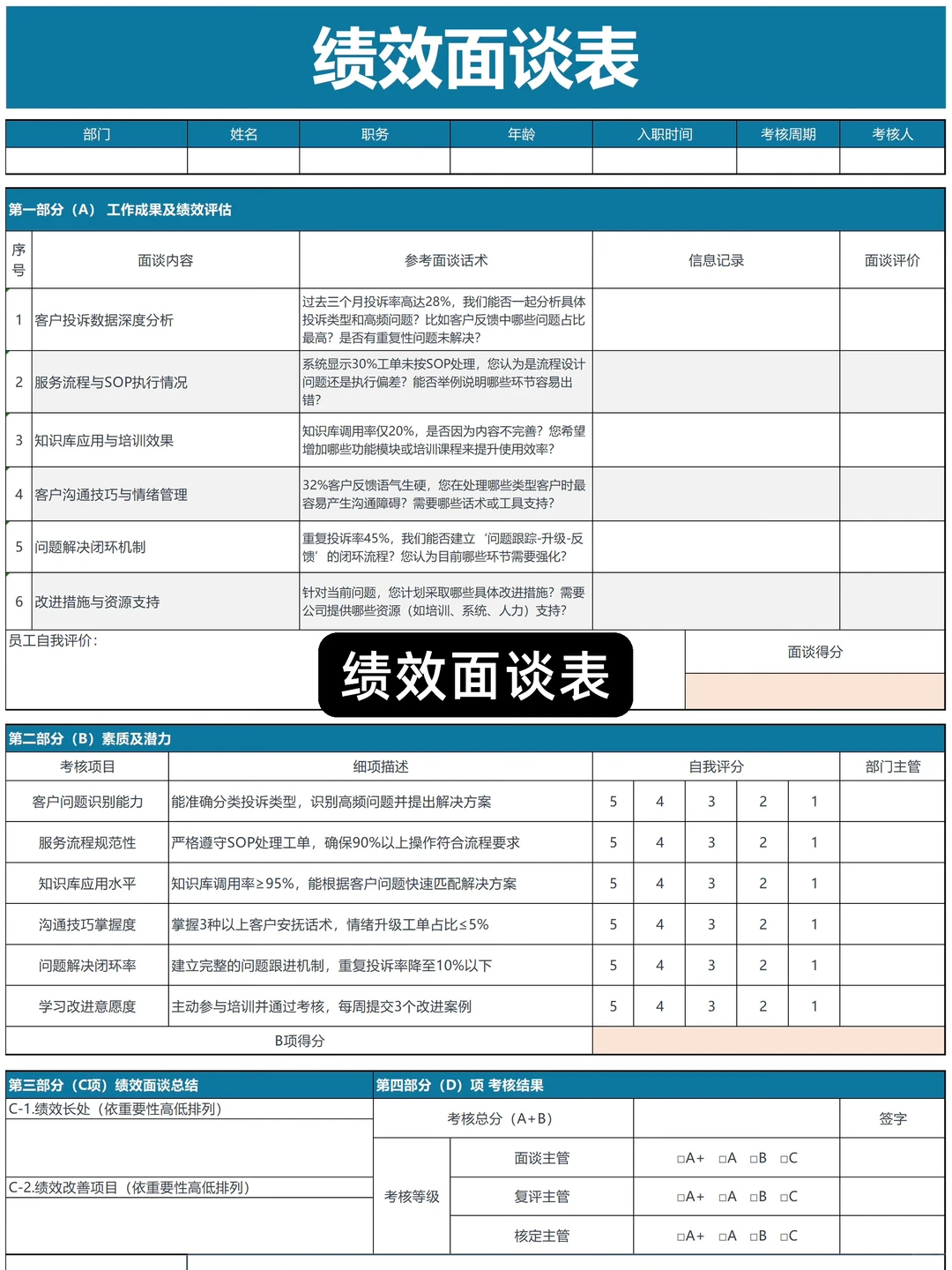 给HR推荐一个做绩效考核的神器