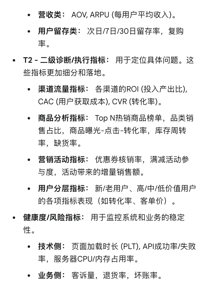 数据分析面试32:双十一数据复盘怎么做?