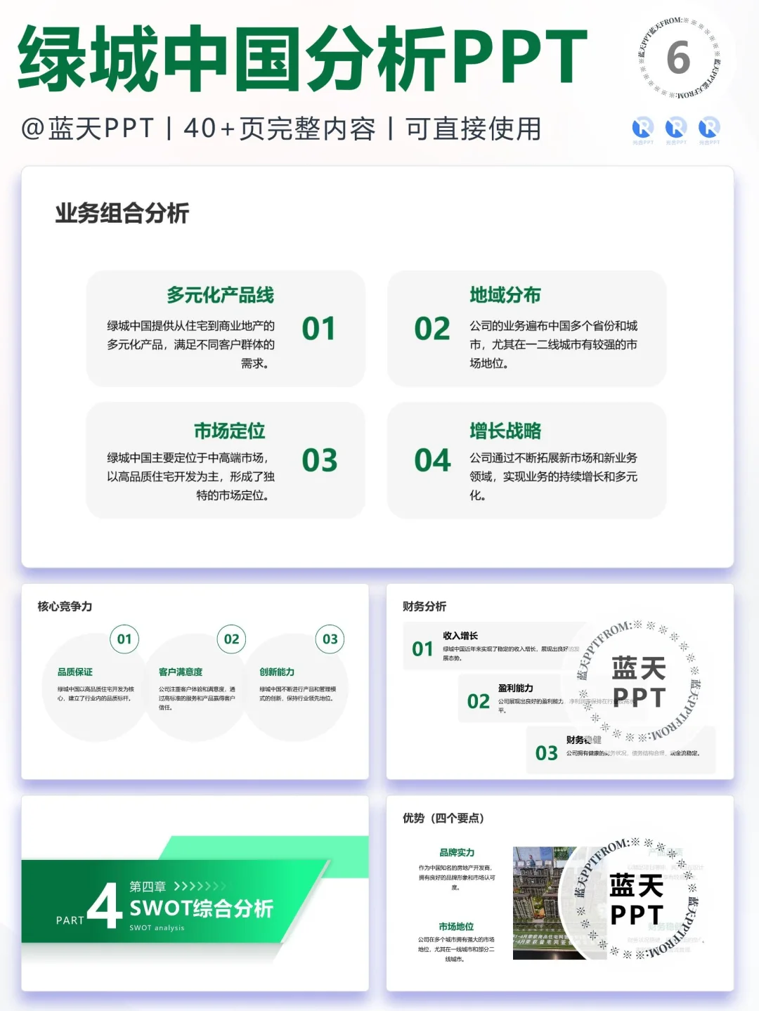 【049】绿城中国战略分析营销策略 SWOT PPT