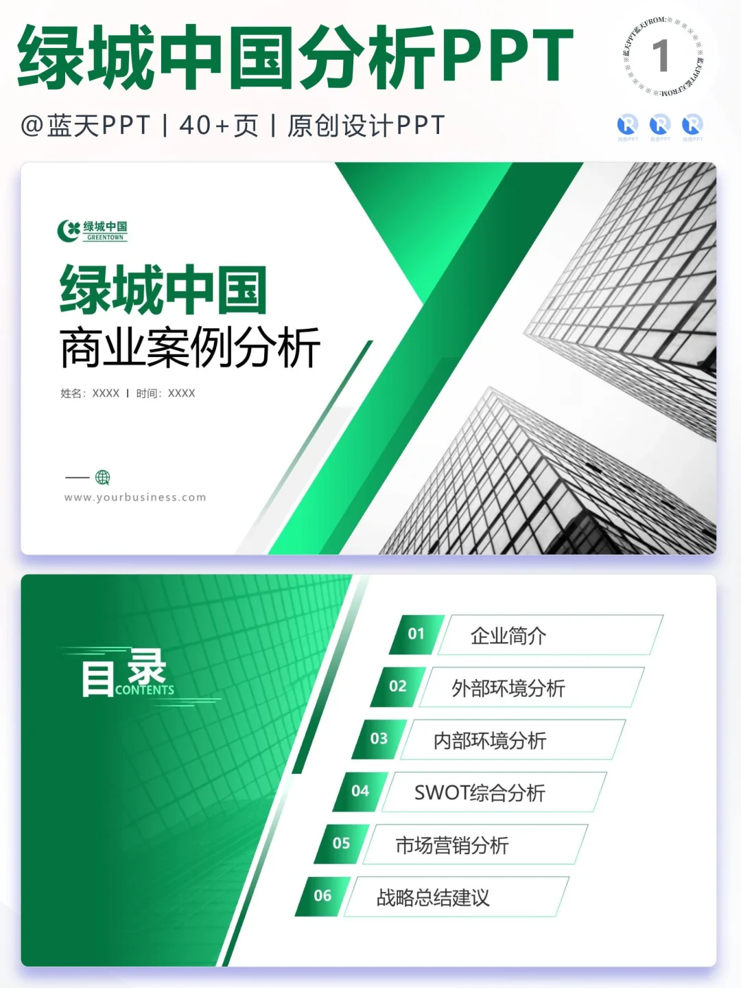 【049】绿城中国战略分析营销策略 SWOT PPT