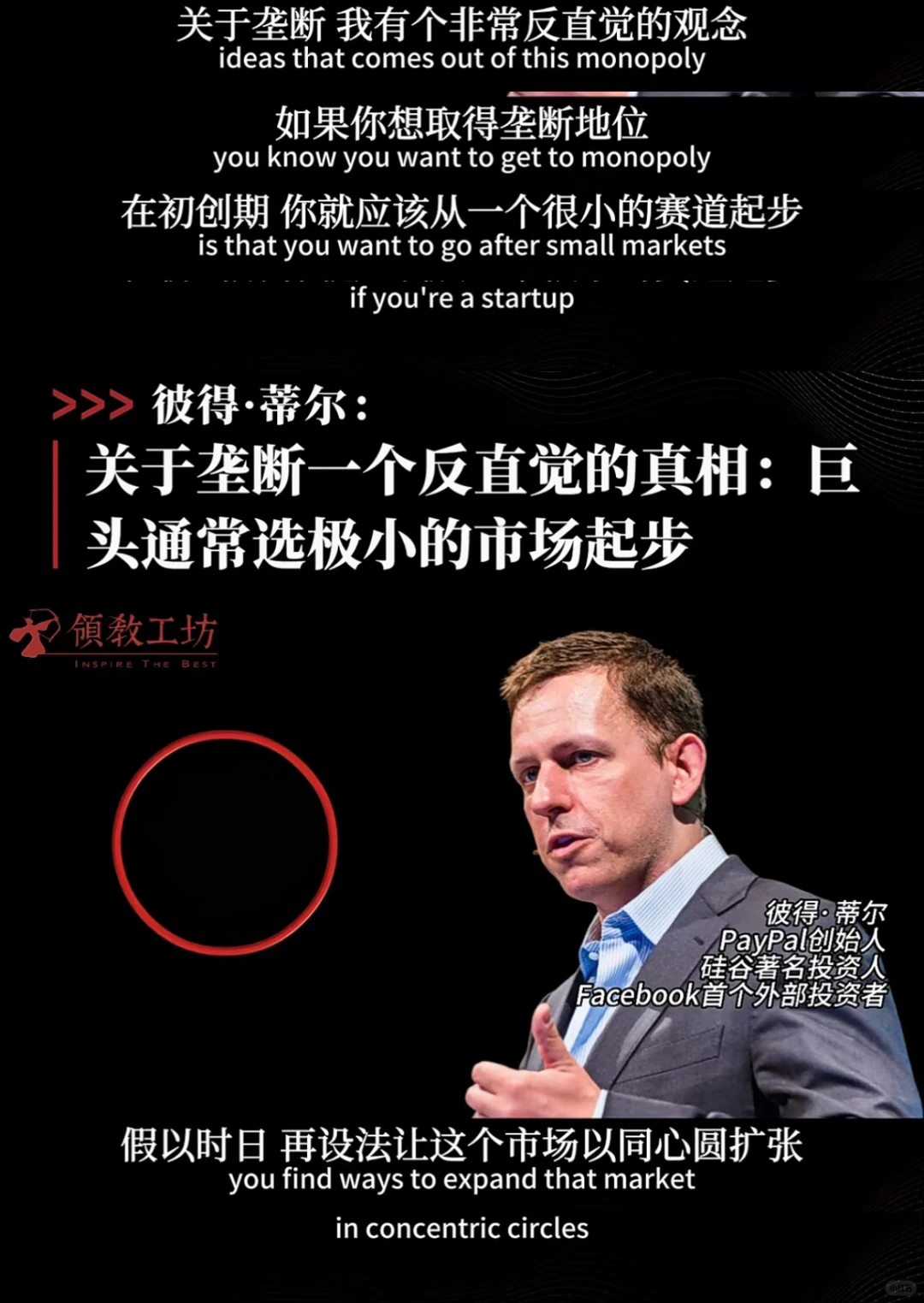 PayPal 创始人: 垄断巨头选小市场起步