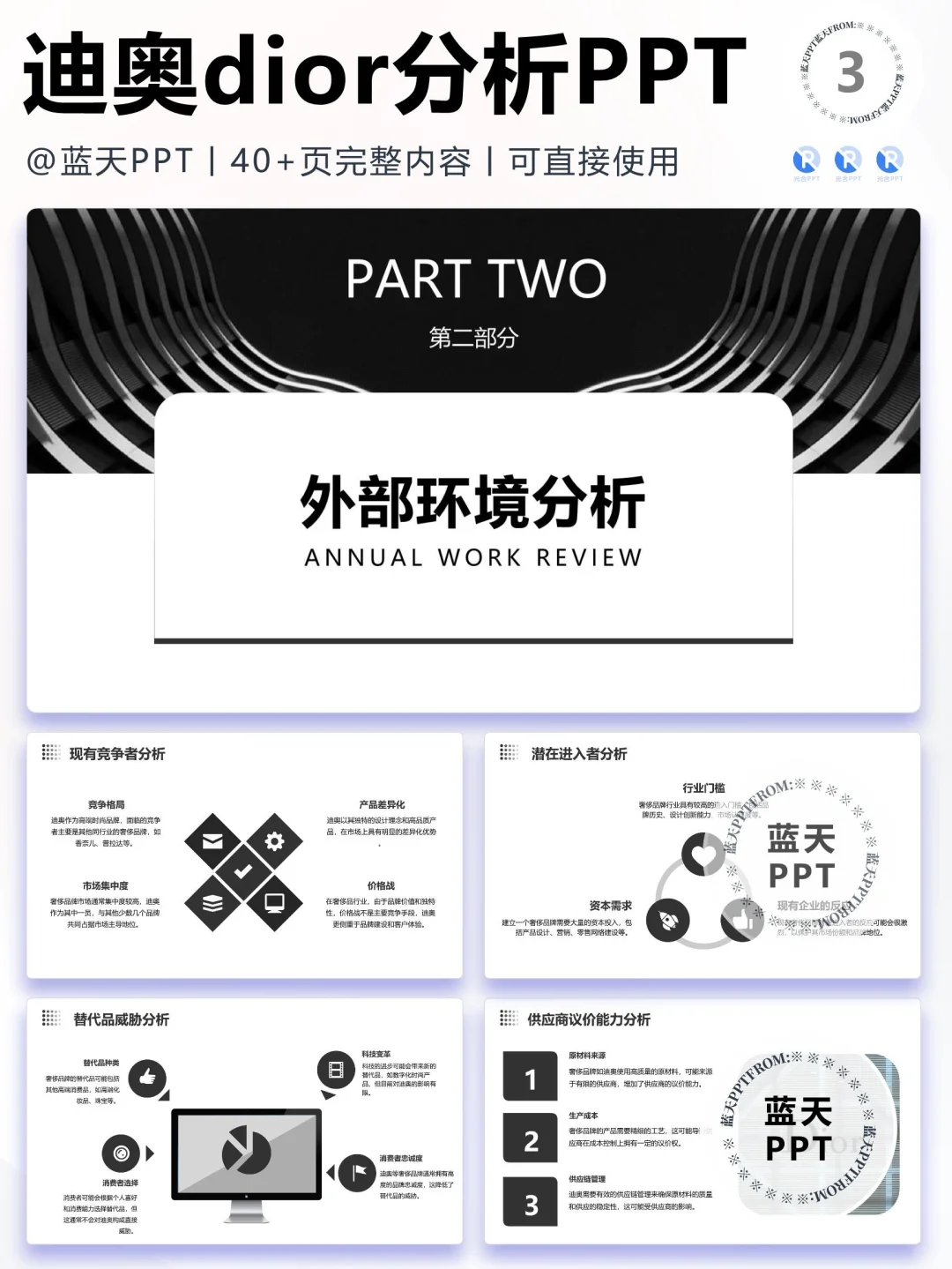 【029】迪奥 战略分析营销策略 SWOT PPT