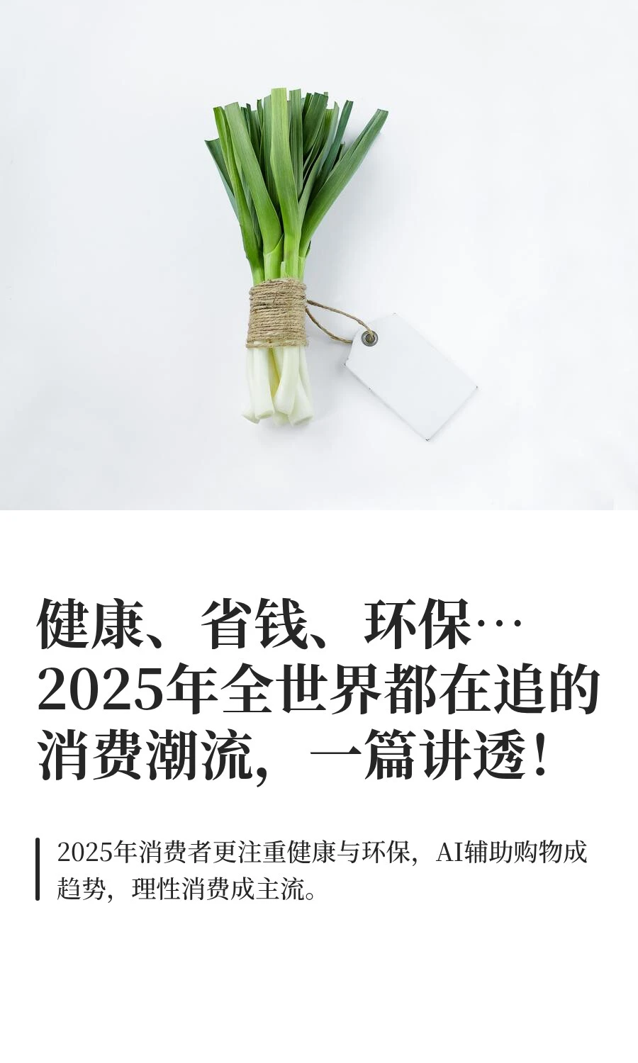 ?研报Day2⌇2025 年全球消费趋势